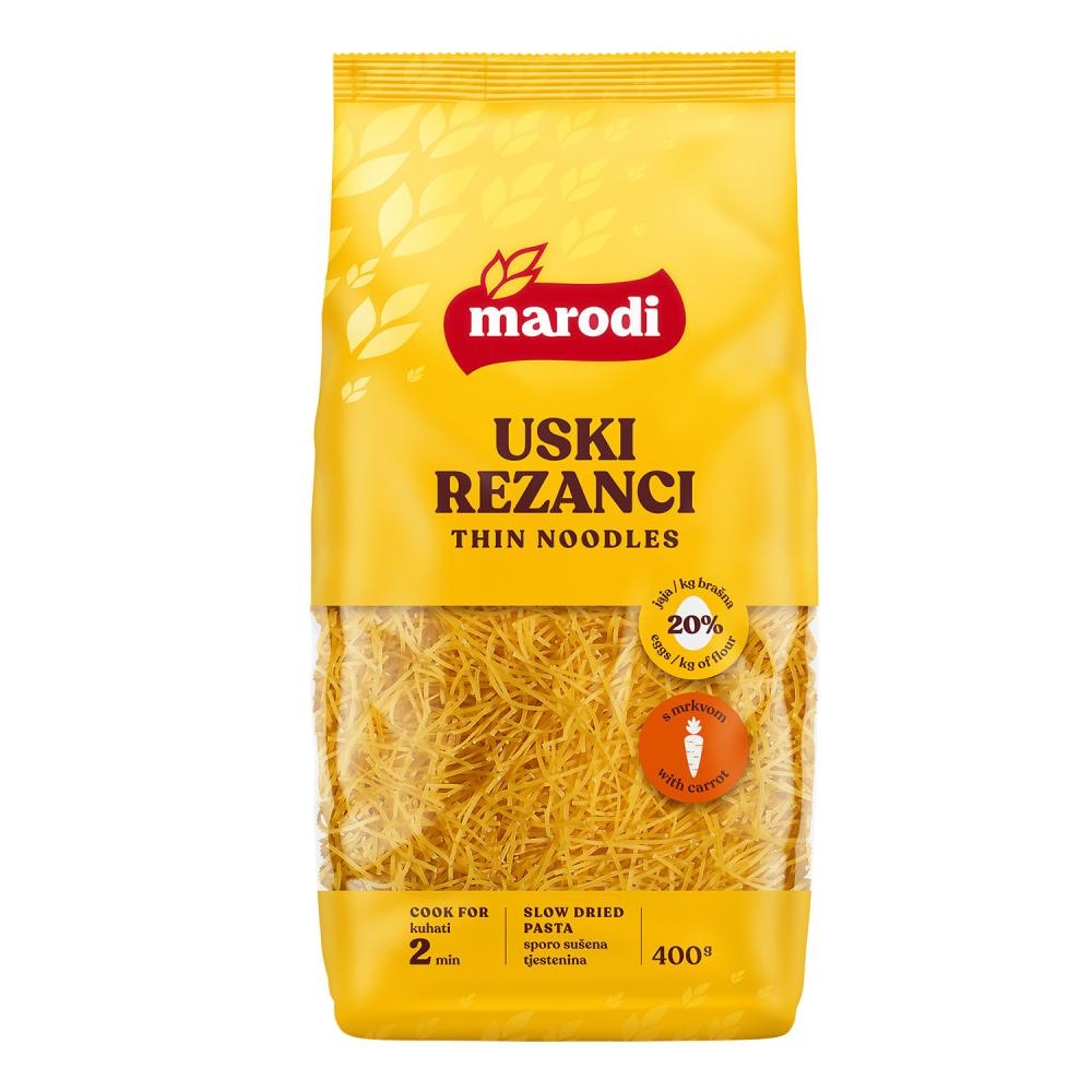 Tjestenina uski rezanci s mrkvom 400 g - Akcija u trgovini NTL