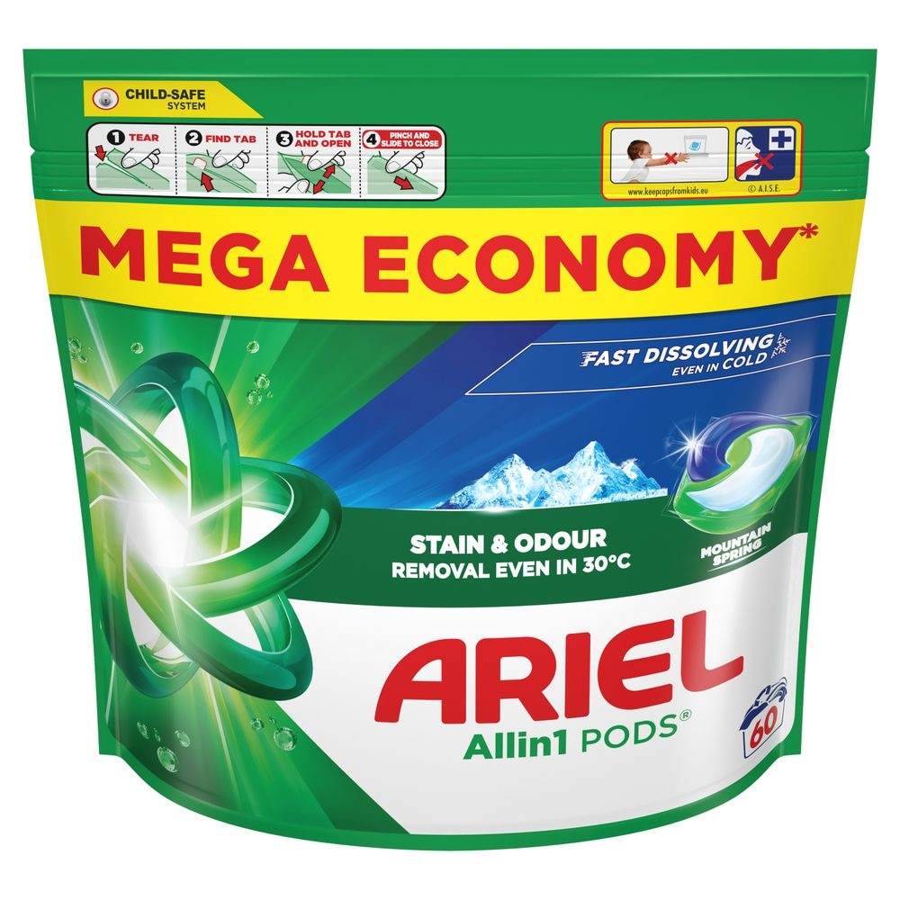 ARIEL Kapsule za pranje rublja Giga 60 komada - Akcija u trgovini Lidl
