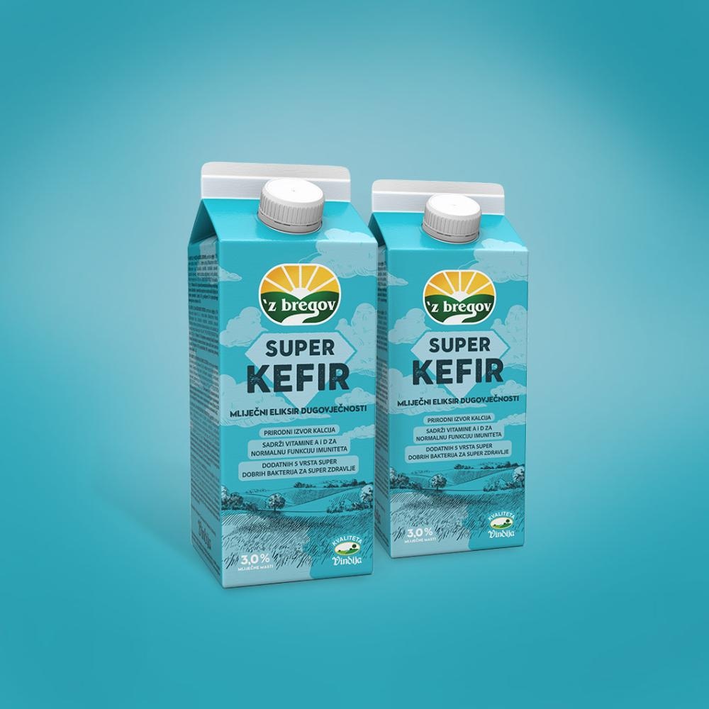 VINDIJA 'z bregov Super Kefir 330 g - Akcija u trgovini Ribola