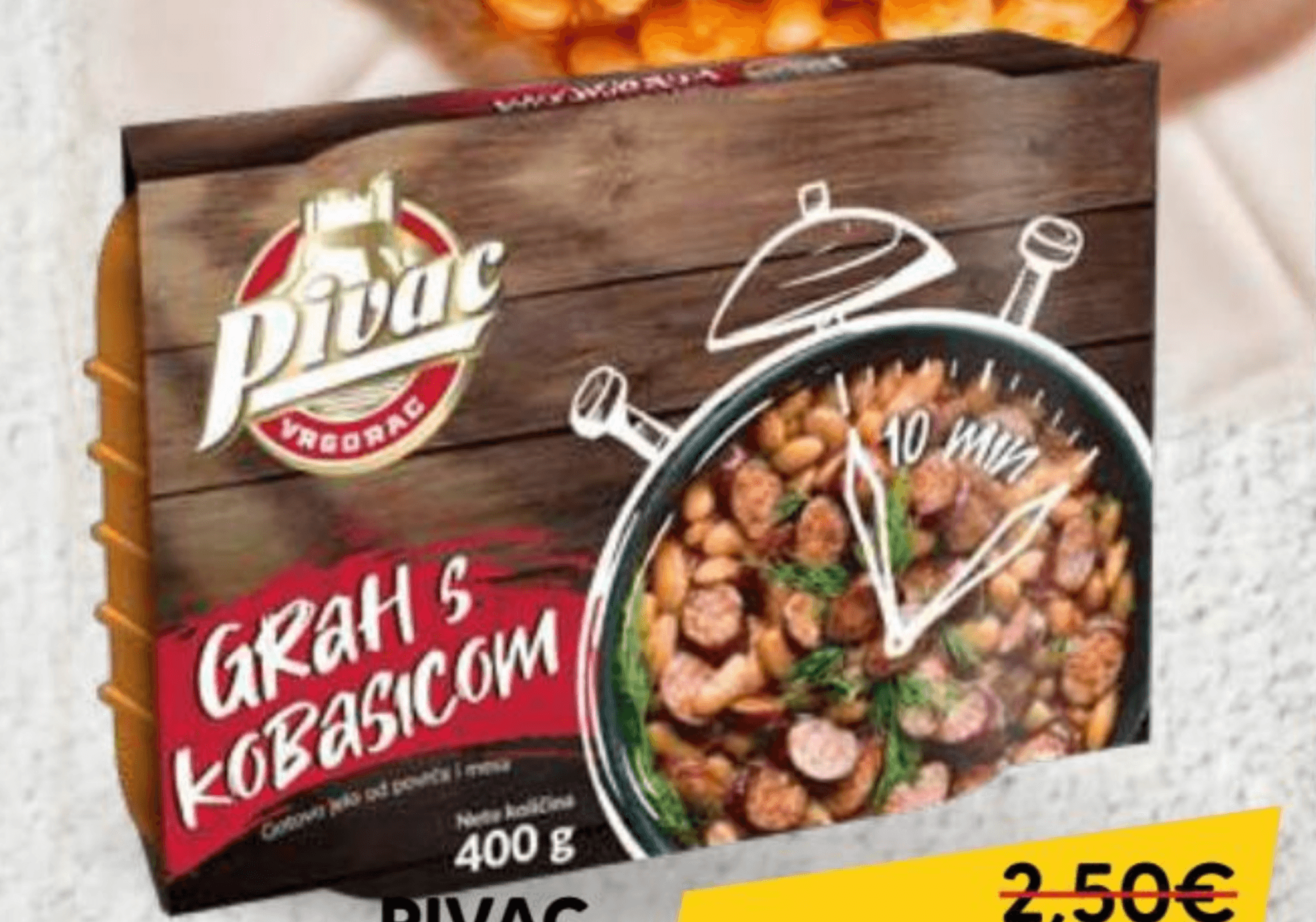 PIVAC Grah s kobasicom 400g