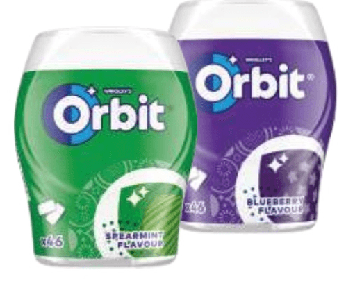 Orbit Žvakaće gume 64 g - Akcija u trgovini Tommy