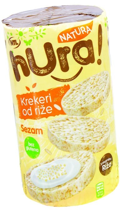 Hura Natura Rižini krekeri 100 g - Akcija u trgovini NTL