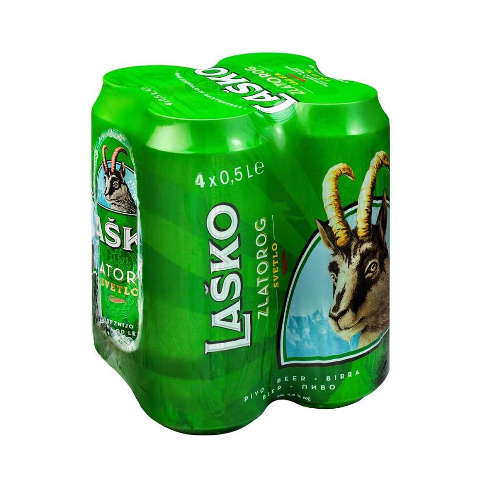 Laško Zlatorog Pivo 4x0,5l
