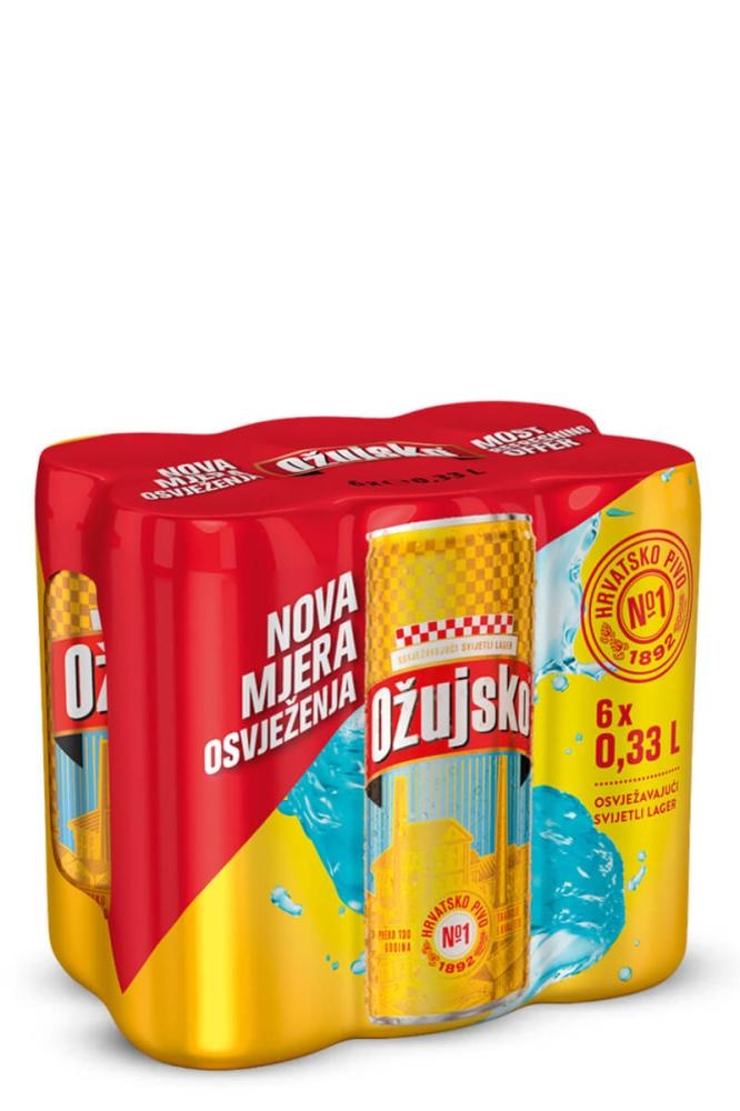 OŽUJSKO Pivo 6 x 0,33 l