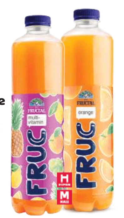 Fruc, Fructal Negazirano piÄe 1,5 L - Akcija u trgovini Tommy