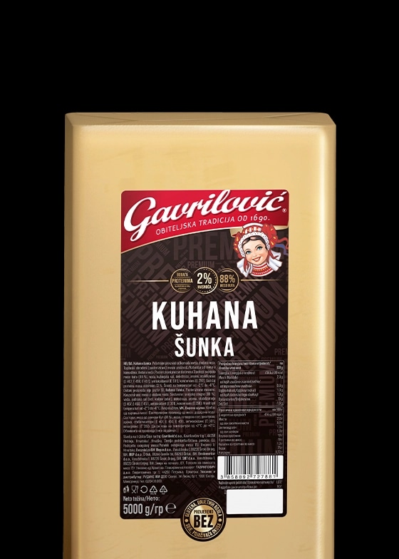 GAVRILOVIĆ Premium Kuhana šunka 1 kg - Akcija u trgovini Ribola