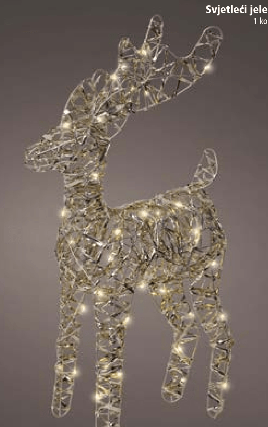 Svjetleći jelen 1 kom