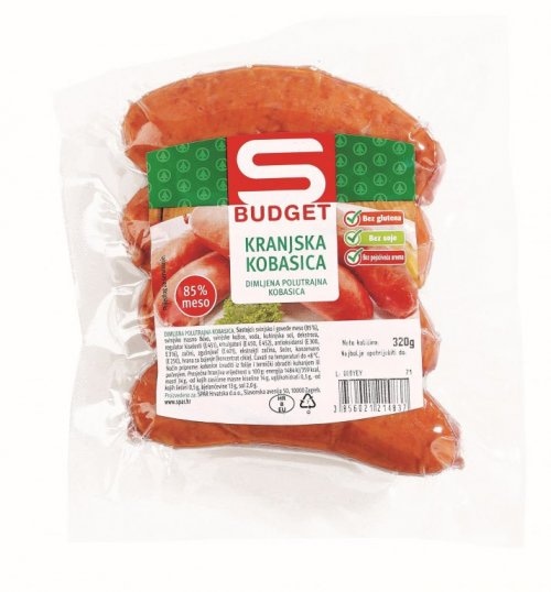 S BUDGET Kobasica kranjska 320 g