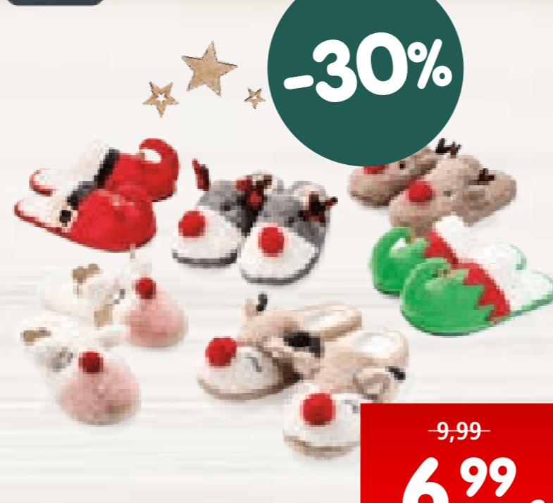 Božićne papuče RUBIN 1 par