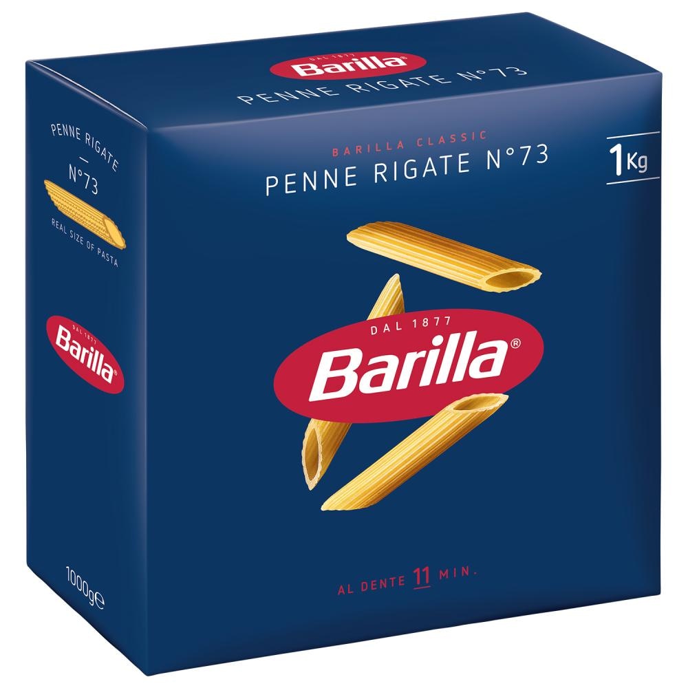 BARILLA Tjestenina fusilli/penne rigate 1000g