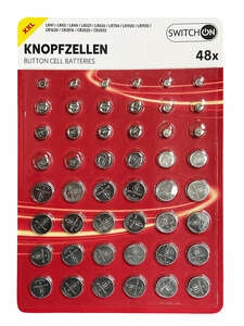 Switch on Plosnate baterije 48 kom - Akcija u trgovini Kaufland