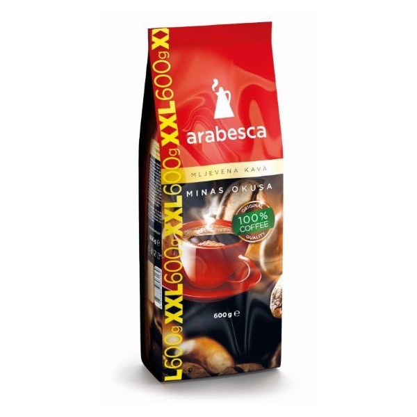 Arabesca mljevena kava 600 g - Akcija u trgovini KTC