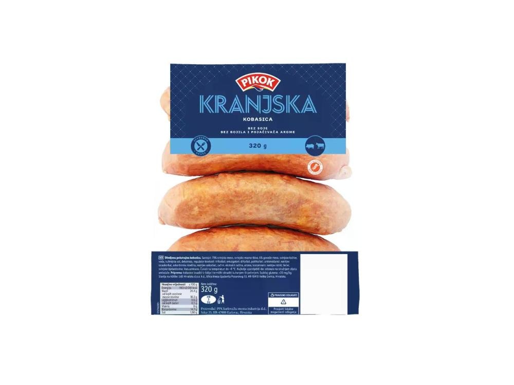 PIKOK Kranjska kobasica 320 g - Akcija u trgovini Lidl