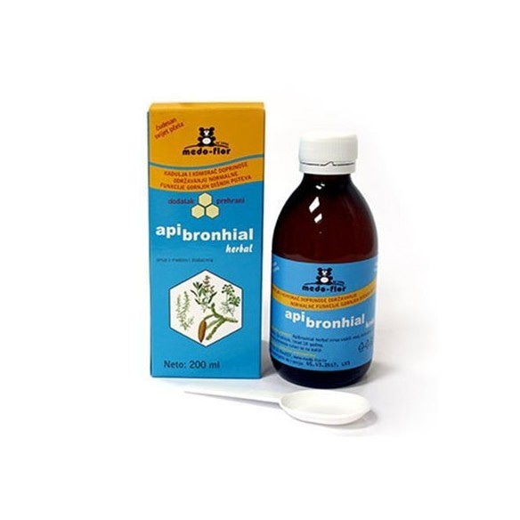 medo-flor Apibronhial herbal sirup 200 ml - Akcija u trgovini Dm