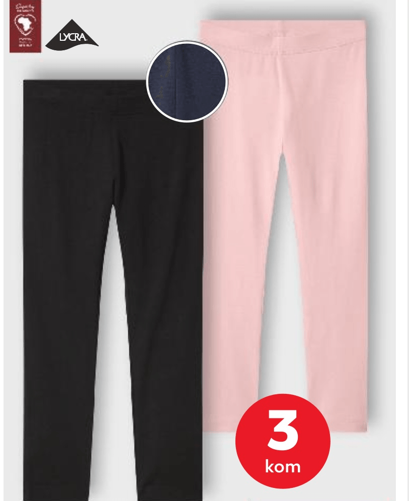 Kuniboo Tajice za djevojÄice 3 kom - Akcija u trgovini Kaufland