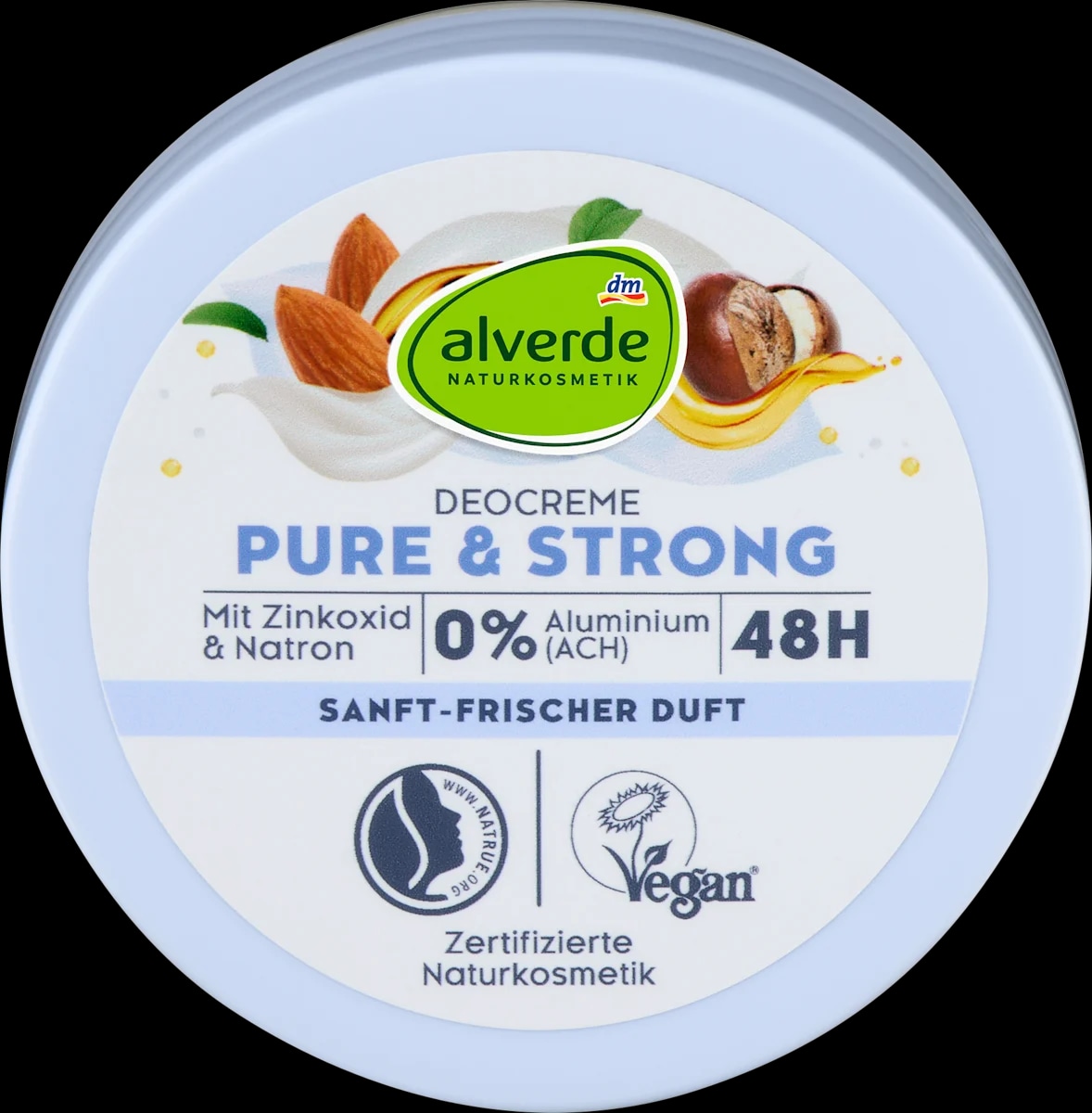 Alverde deo krema Pure & Strong 50 ml - Akcija u trgovini Dm
