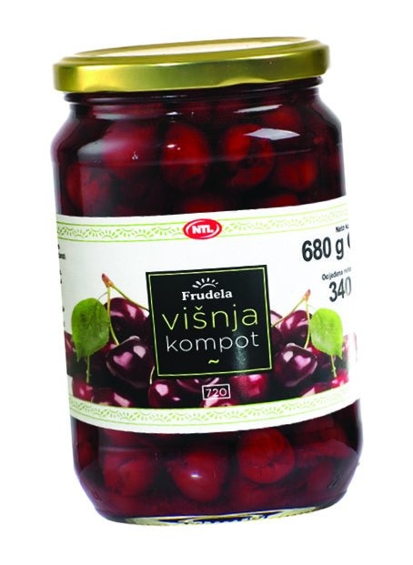 Frudela Kompot višnja 680 g - Akcija u trgovini Trgovina Krk