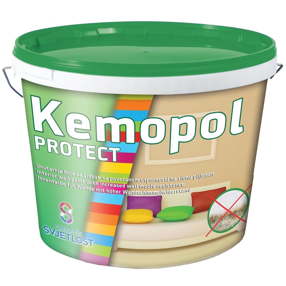 Unutarnja boja za zid KEMOPOL PROTECT 5 l - Akcija u trgovini Pevex