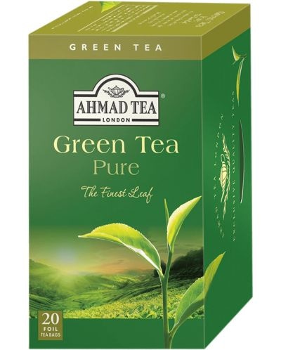 Ahmad Tea Green Tea Pure 20 FOIL TEA BAGS - Akcija u trgovini Studenac