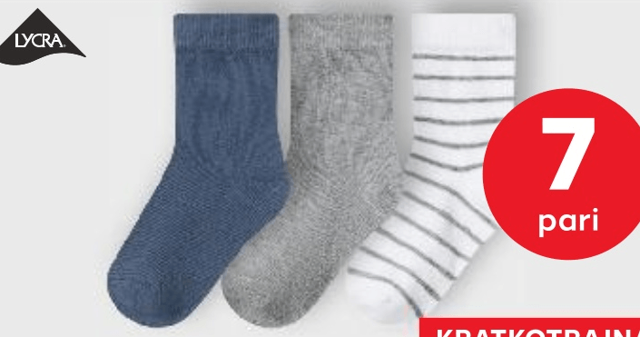 Dječje čarape 7 pari - Akcija u trgovini Kaufland