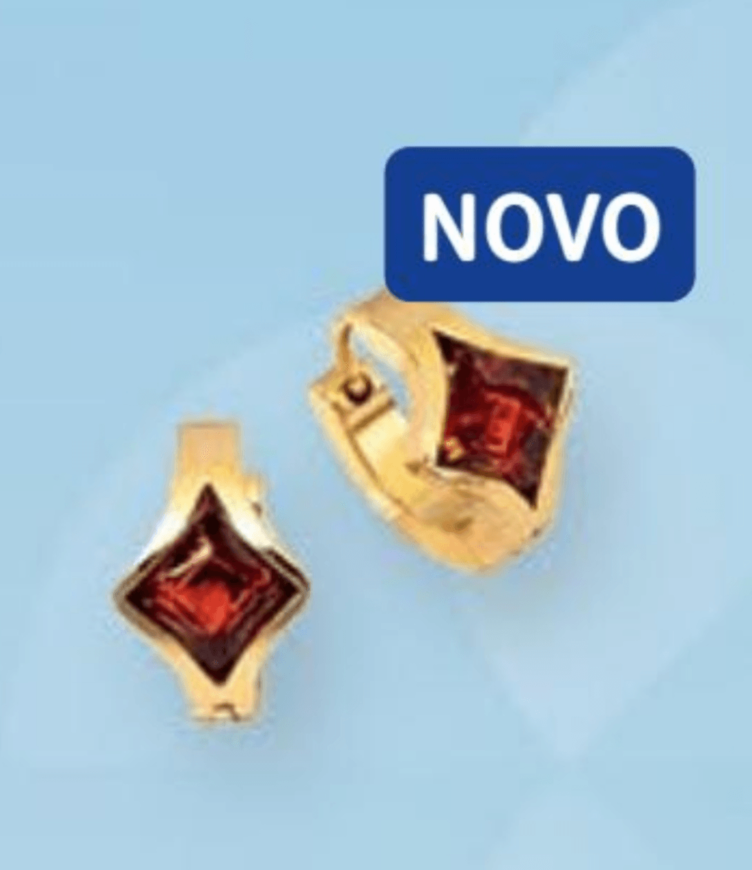 noerror naušnice od kirurškog čelika zlatne