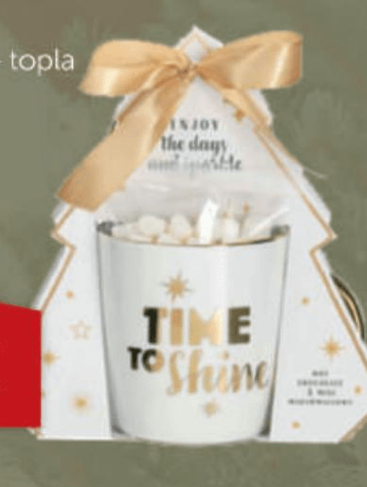 Božićna šalica Time to shine 1 komad