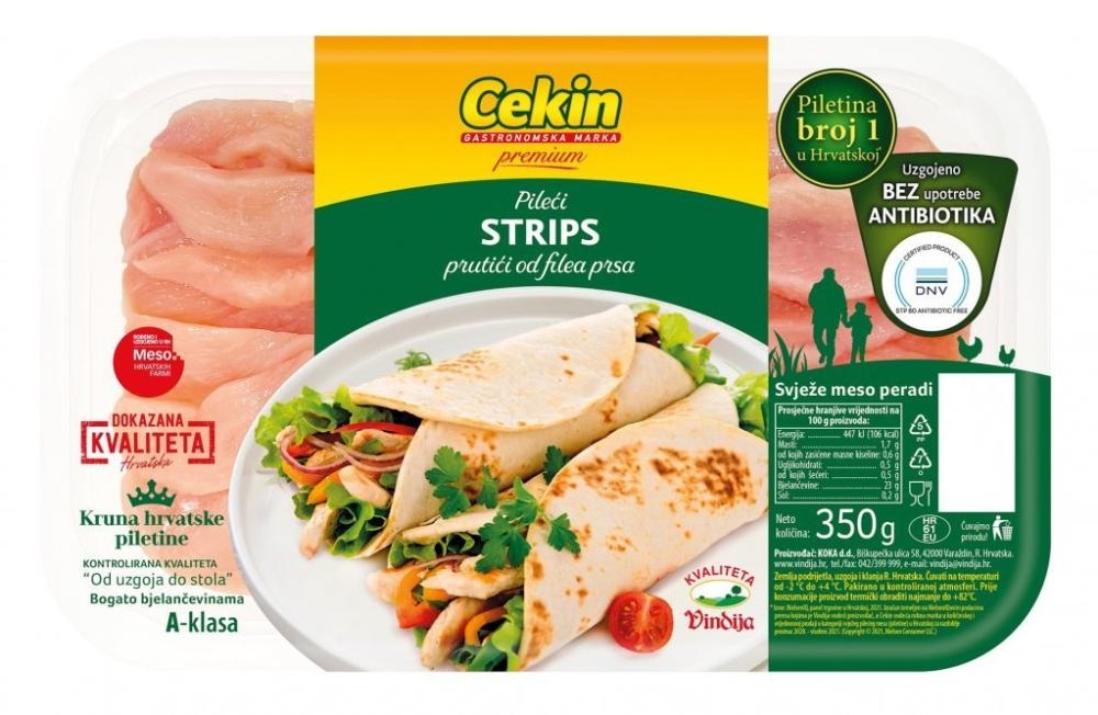 Cekin Pileći Strips 350g - Akcija u trgovini Konzum