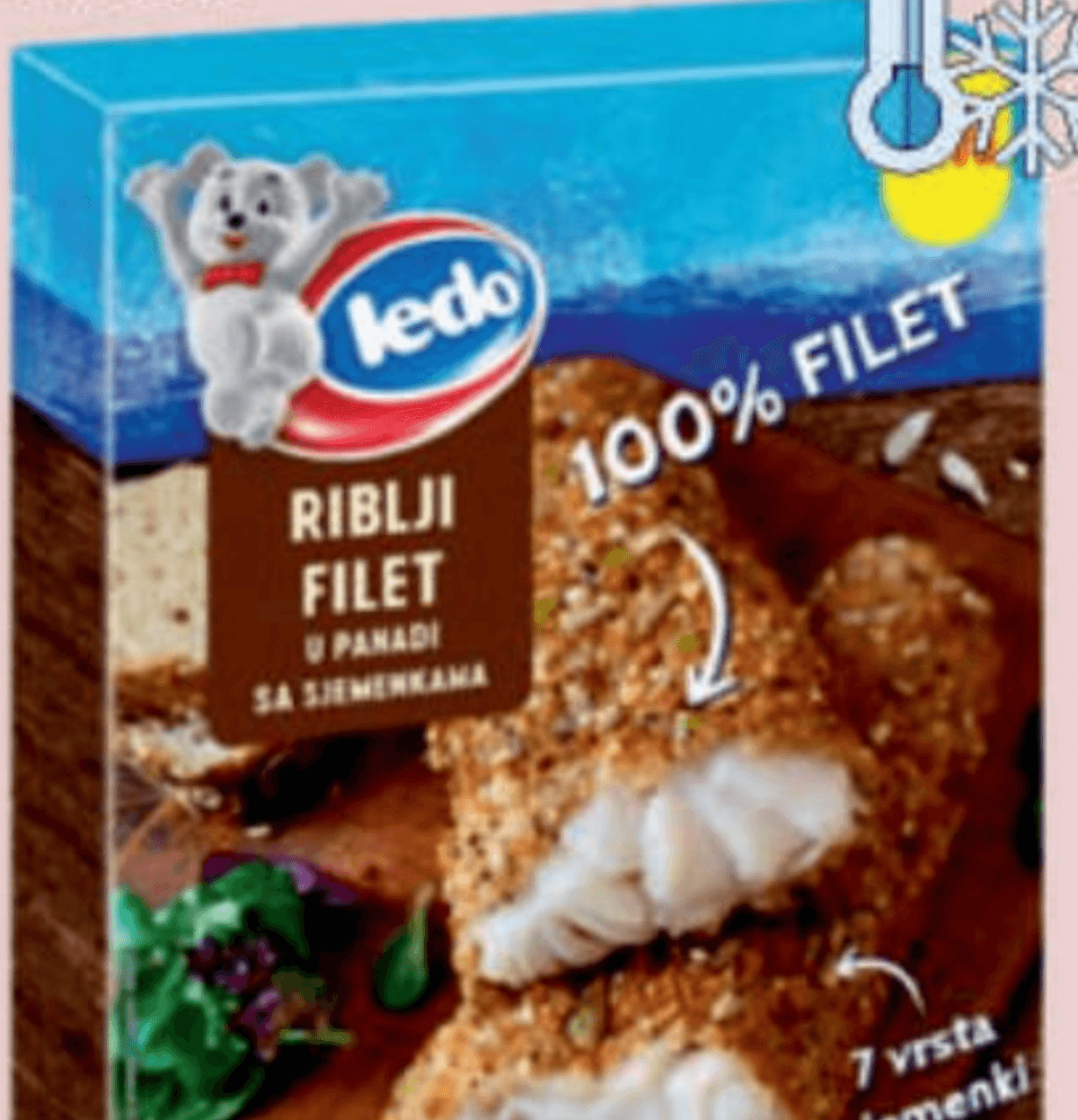 Ledo panirani riblji štapići 250 g na akciji u trgovinama Boso