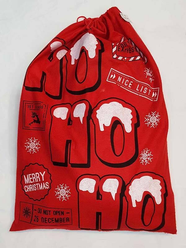 Djed Mraz vreća za poklone 67x48 cm