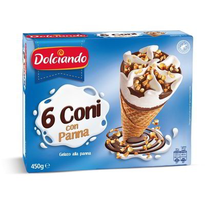 Coni Panna 6 KOM, 450 g