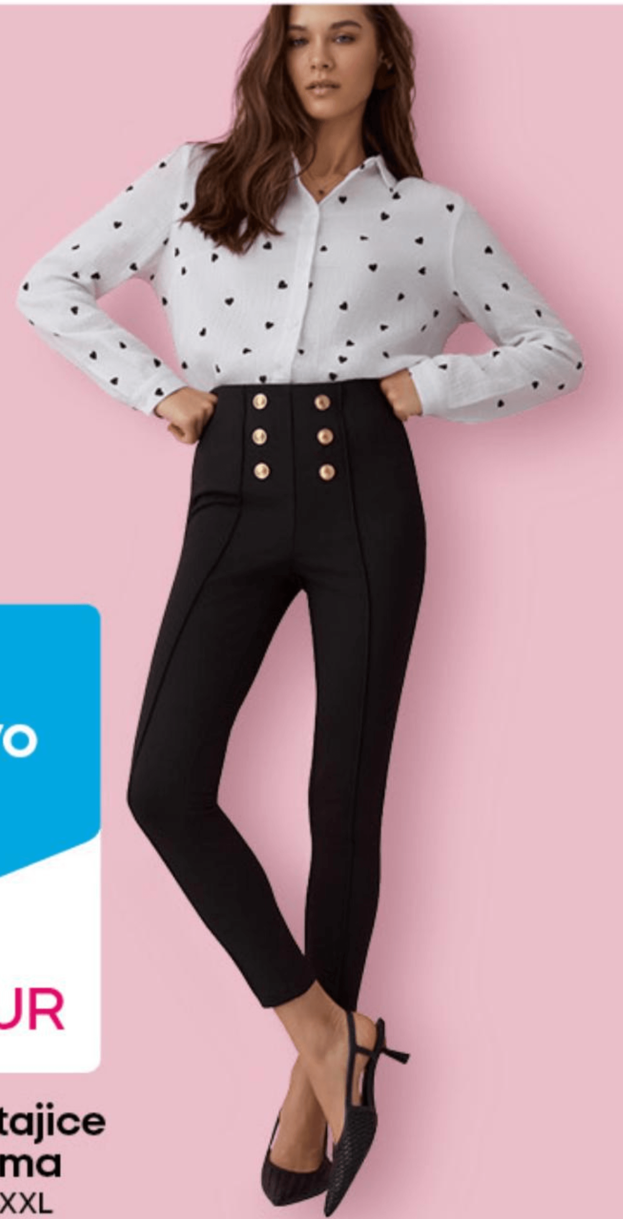 Ženske tajice s gumbima - Akcija u trgovini Pepco