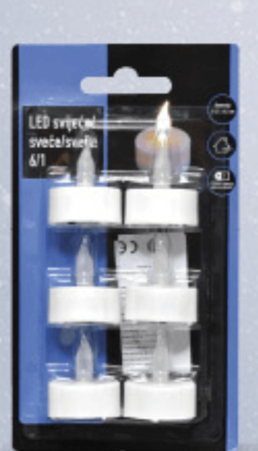 LED svijećice 6/1