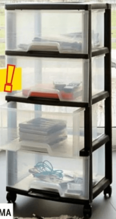 Organizator s ladicama - Akcija u trgovini Merkury