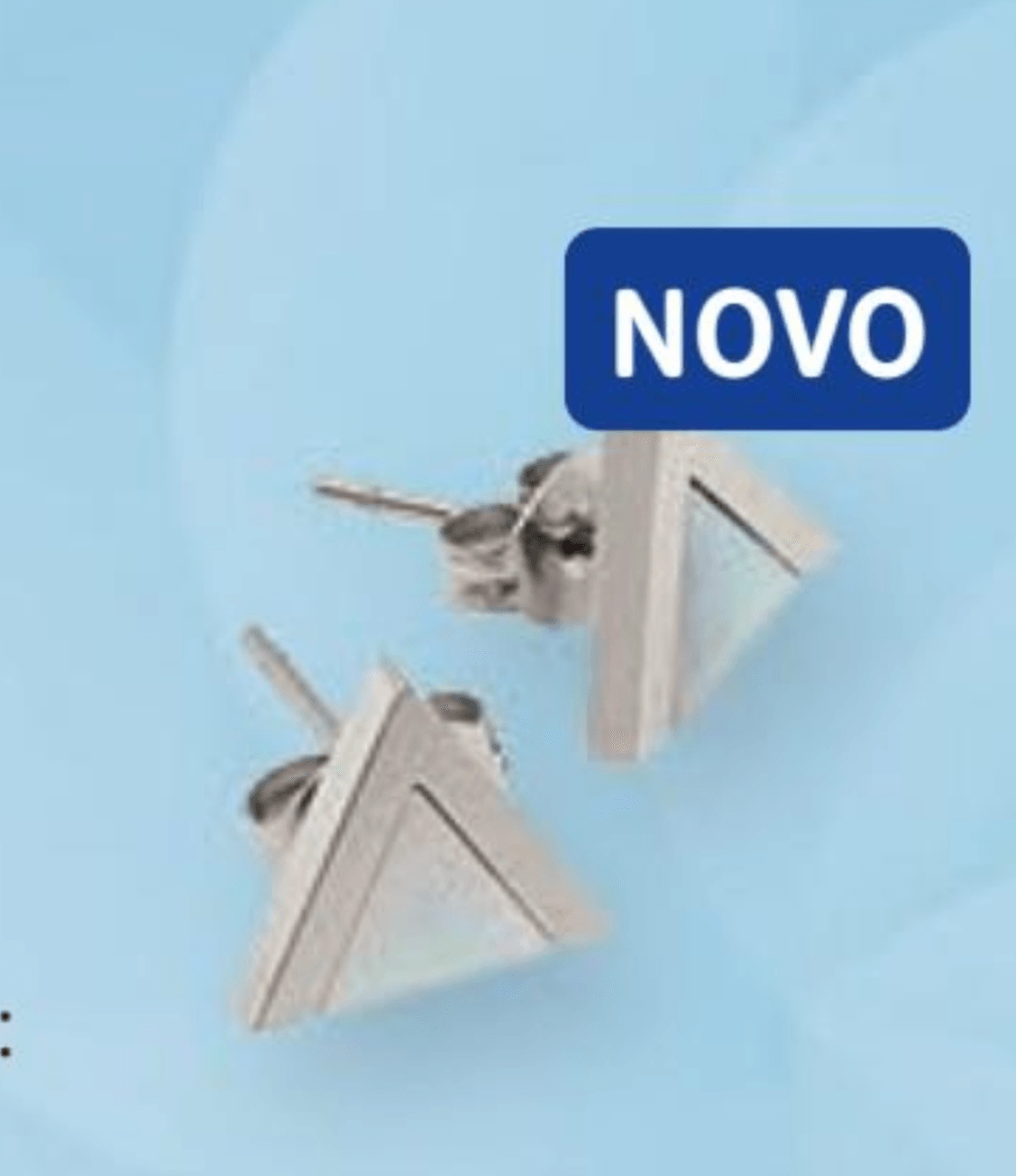 noerror naušnice od kirurškog čelika trokutići