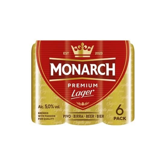 Monarch Svijetlo pivo 6x0.5L - Akcija u trgovini Plodine
