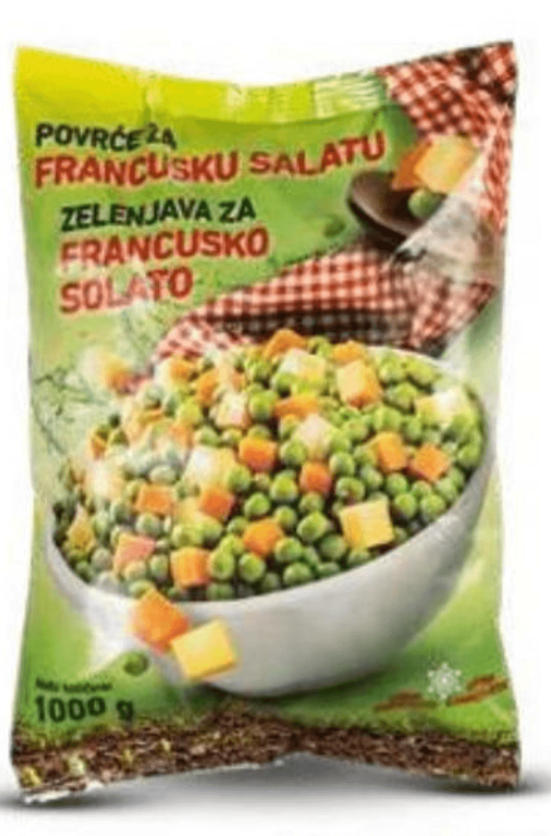 Mix povrća za francusku salatu 1 kg