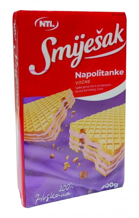 NTL Smiješak Napolitanke voćne 400 g