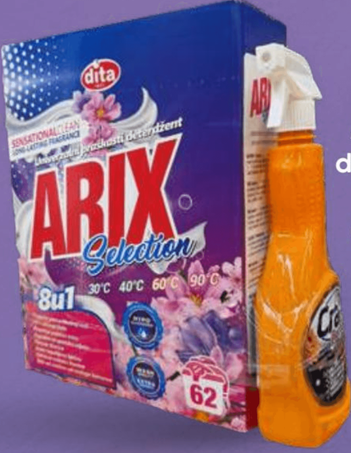 Arix Selection praškasti deterdžent + sredstvo za čišćenje drvenih površina 4kg + 750ml - Akcija u trgovini Pivac