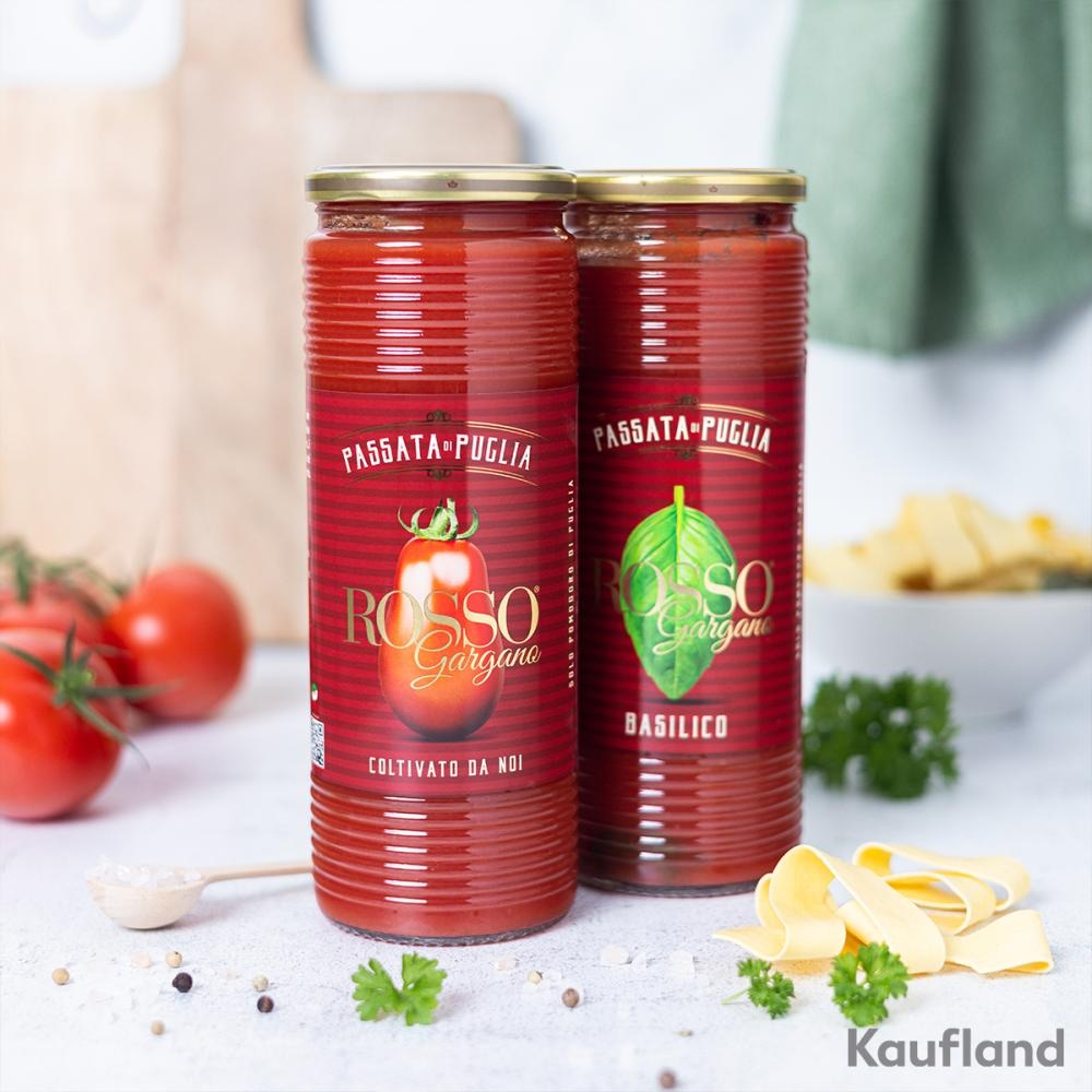 ROSSO GARGANO Pasirana rajčica 690 g - Akcija u trgovini Kaufland