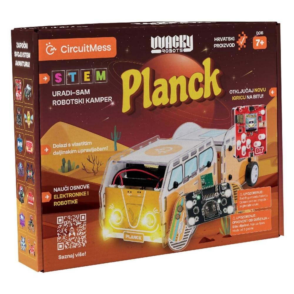 Wacky robot Planck