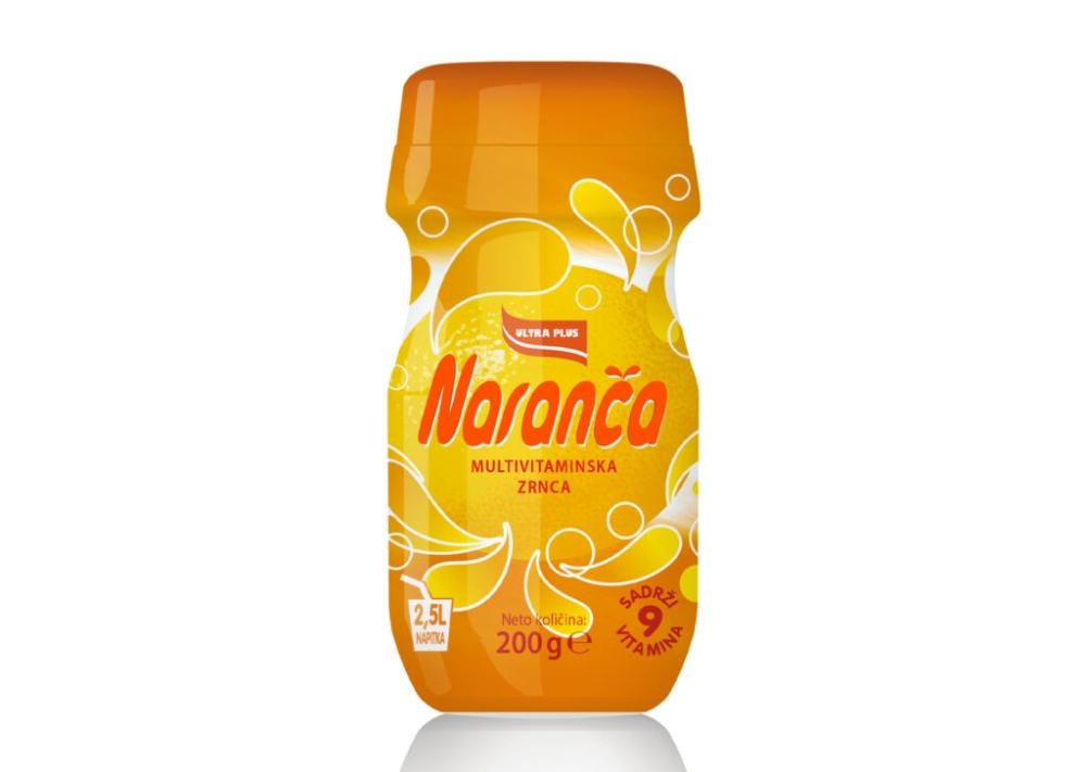 Vitaminski napitak naranča, limun Entelvita 200 g - Akcija u trgovini NTL