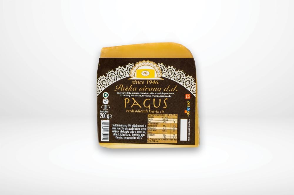Tvrdi sir Pagus 200 g - Akcija u trgovini Bakmaz