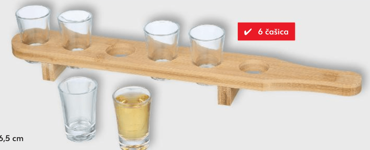 Podložak s čašicama