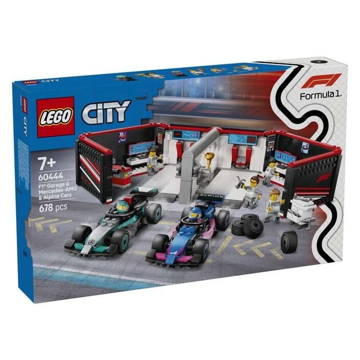 LEGO Garaža za F1 AMG i Alpine 678 pcs