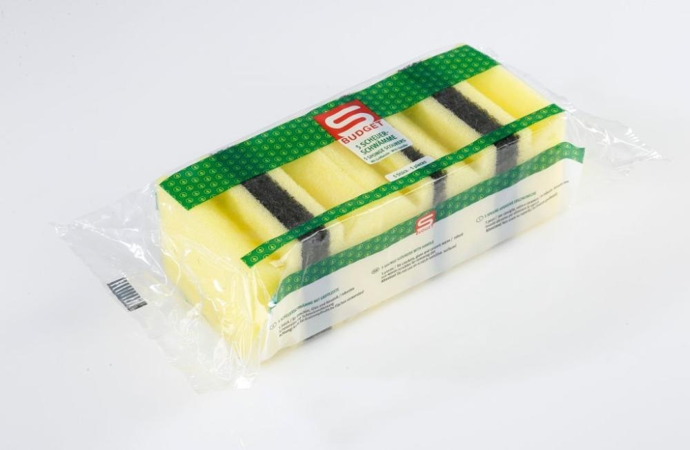 Set spužva s utorima 6 komada u setu S Budget - Akcija u trgovini Spar