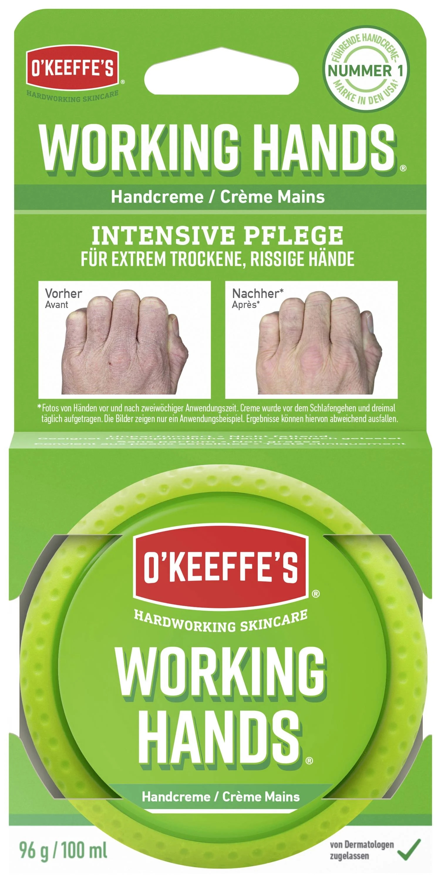 O'Keeffe's Working Hands krema za ruke 96g ili 80g - Akcija u trgovini Mueller