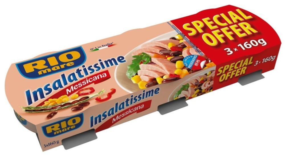 Tuna Salata Rio Mare 3 x 160 g - Akcija u trgovini Spar