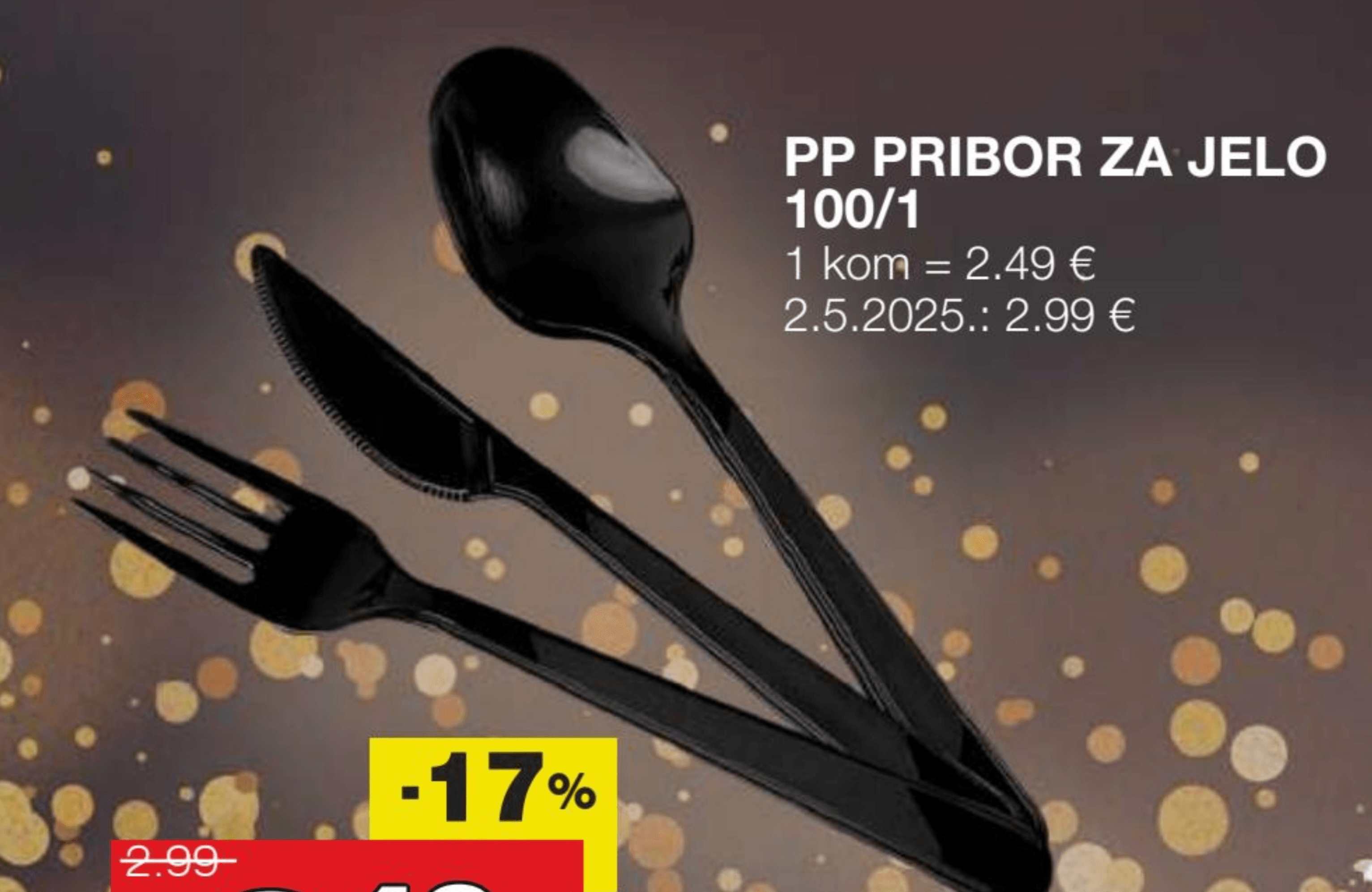 PP pribor za jelo 100/1