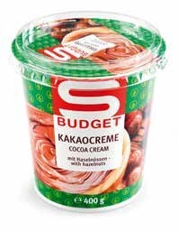 Namaz čokolada-lješnjak S-BUDGET 400 g