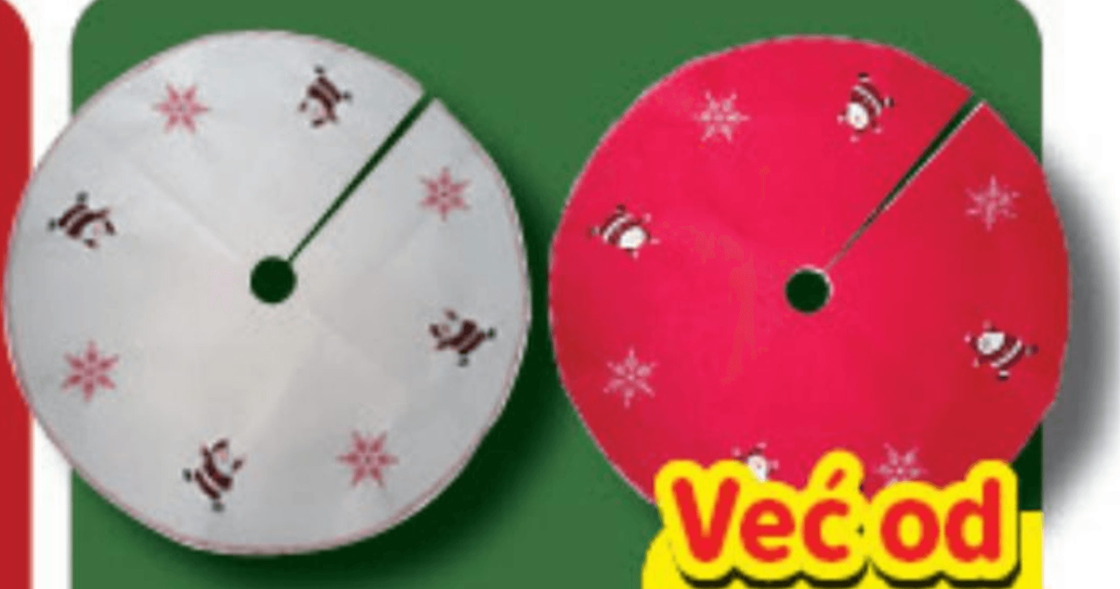 Božićna podloga ispod bora